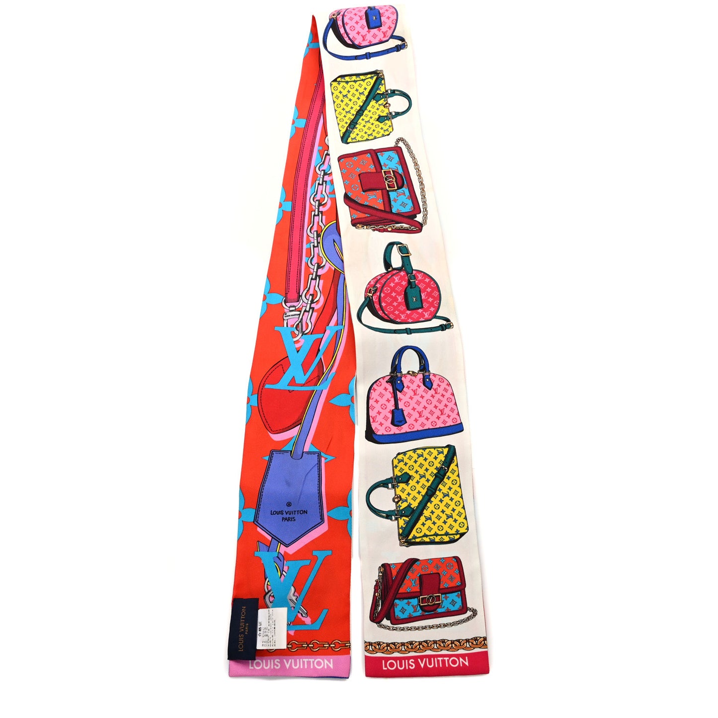 Silk Monogram Tribute To Bandeau Multicolor
