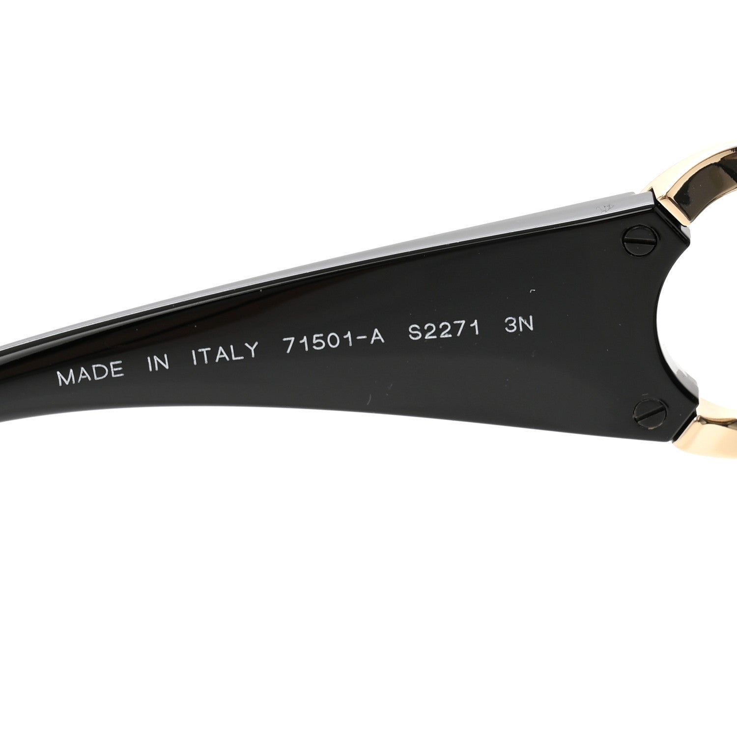 Chanel Acetate Pearl CC Square Sunglasses 71501-A Black 6 of 8