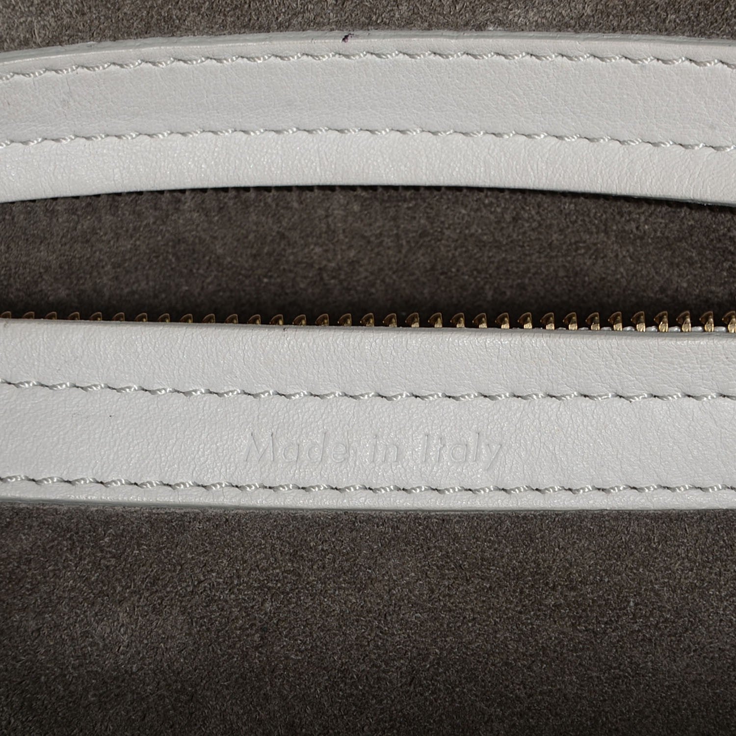 Celine Supple Calfskin Medium Phantom Luggage White 6 of 8