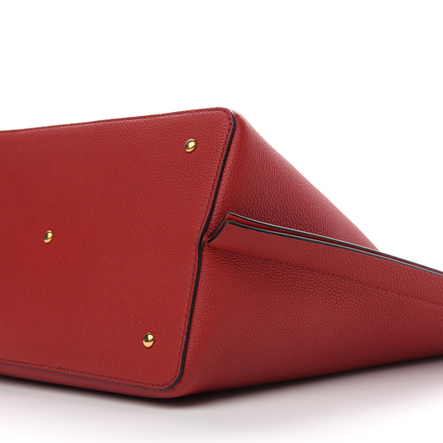 Grainy Calfskin VLogo Escape Hobo Bag Rosso Valentino