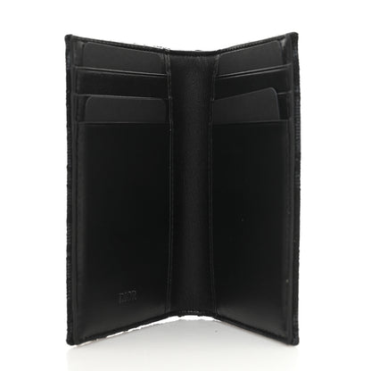 Christian Dior Oblique Bi-Fold Card Holder Black 5 of 7