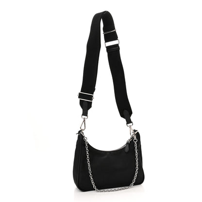 Prada Nylon Re-Edition 2005 Shoulder Bag Black 3 of 11