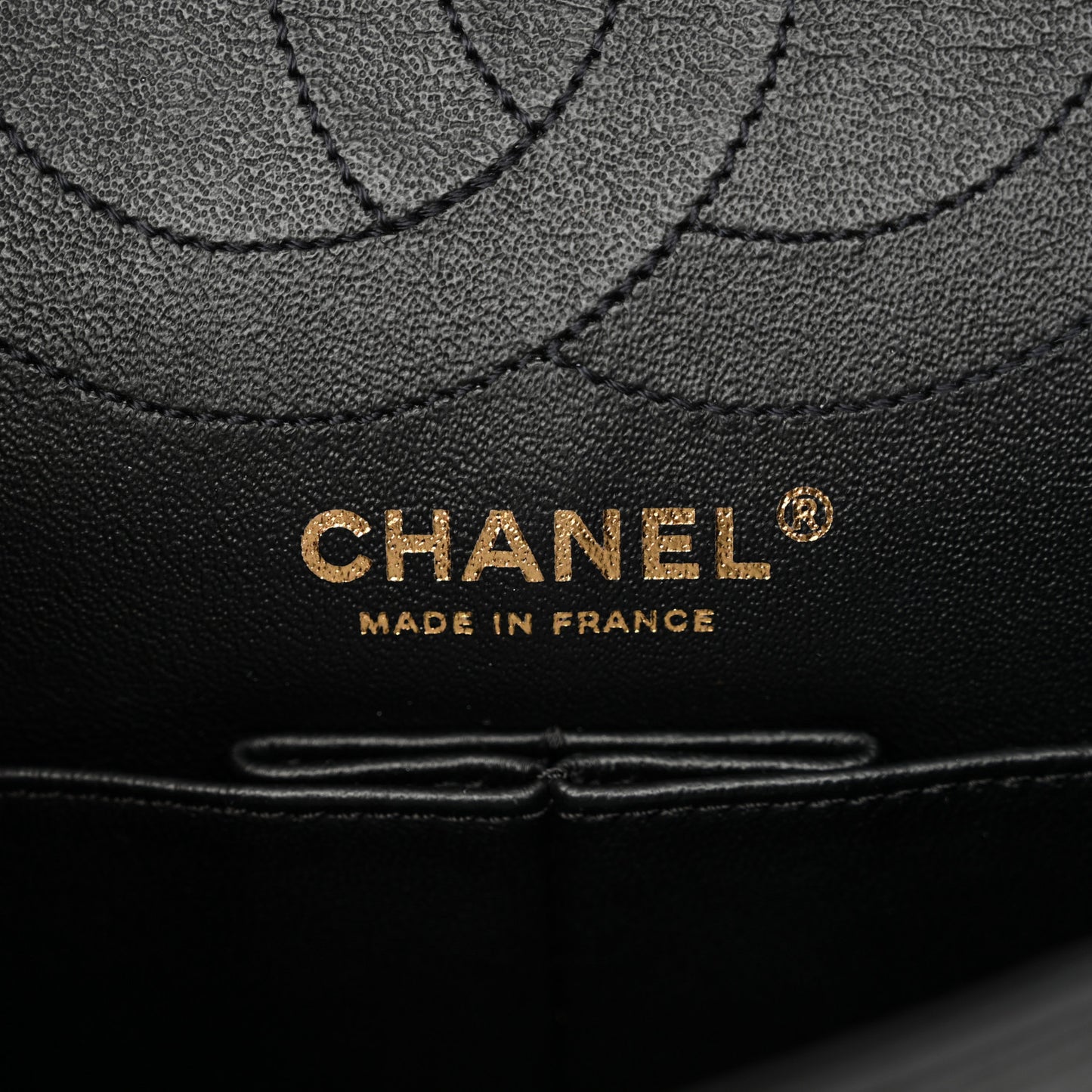 Calfskin Quilted Spoon Charms Brasserie 2.55 Reissue 225 Flap Black