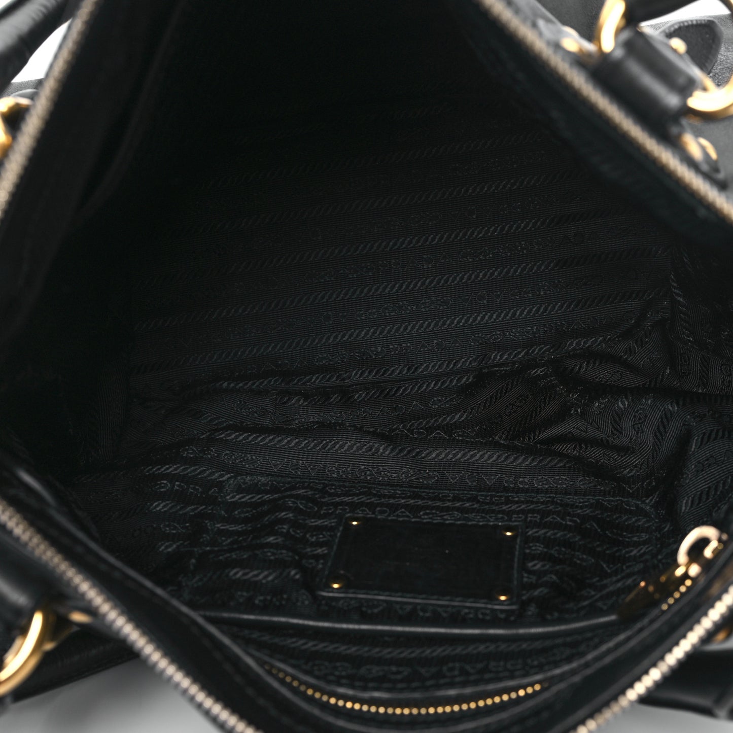 Soft Calf Shopping Satchel Black