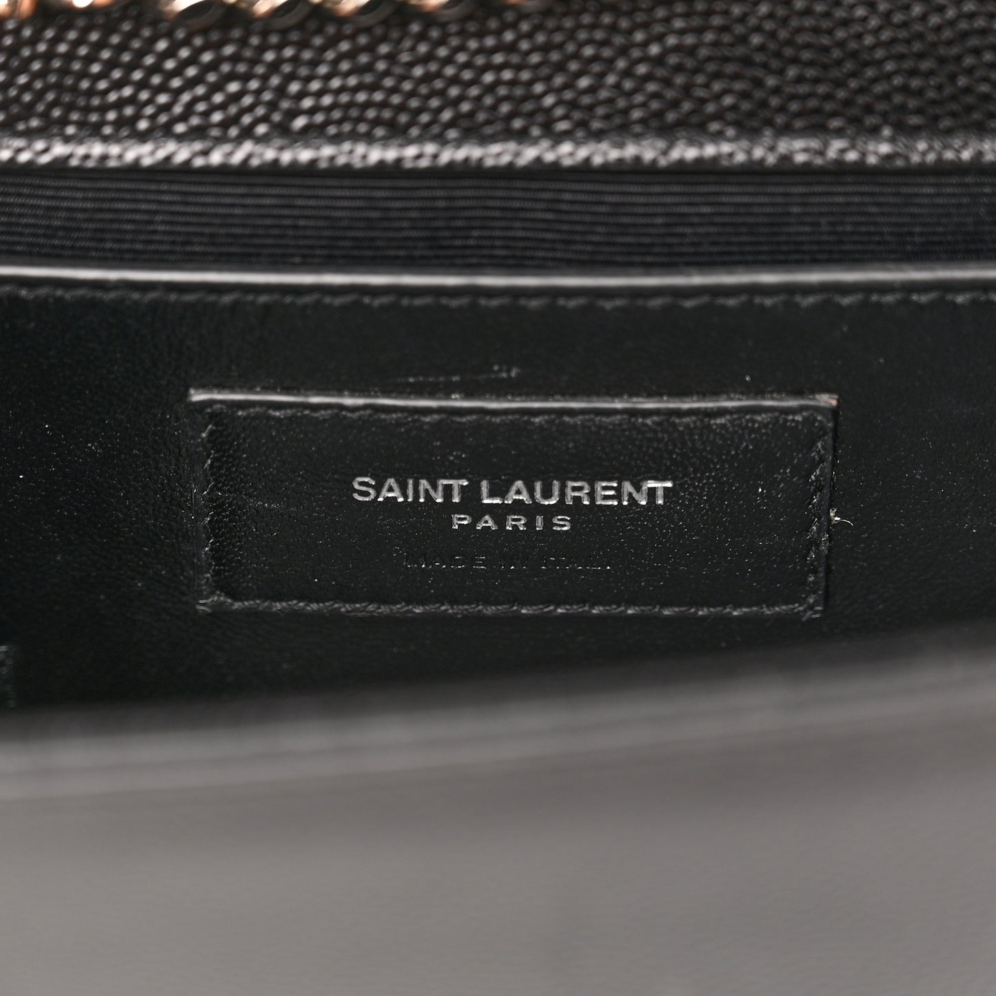 Grain De Poudre Small Monogram Kate Satchel Black