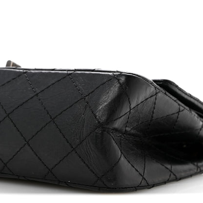 Chanel Aged Calfskin Quilted 2.55 Reissue 225 Flap Black 10 of 13