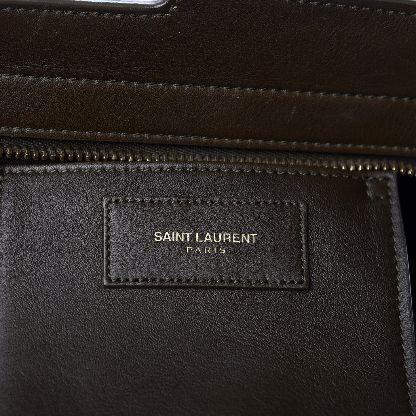 Calfskin Small Classic Y Cabas Grey