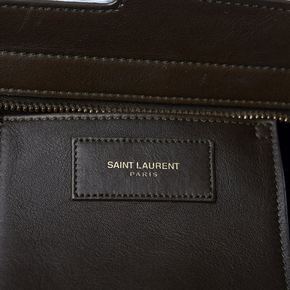Saint Laurent Calfskin Small Classic Y Cabas Grey 7 of 8
