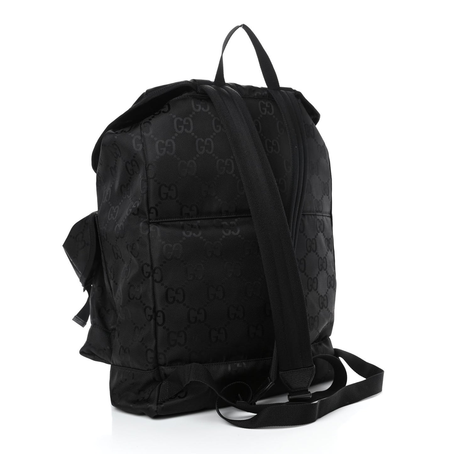 Econyl Nylon Monogram Off The Grid Utility Pocket Backpack Black