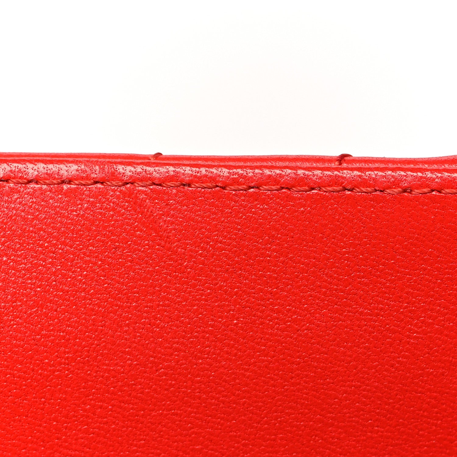 Chanel Lambskin Chevron Quilted Medium Double Flap Red 15 of 15