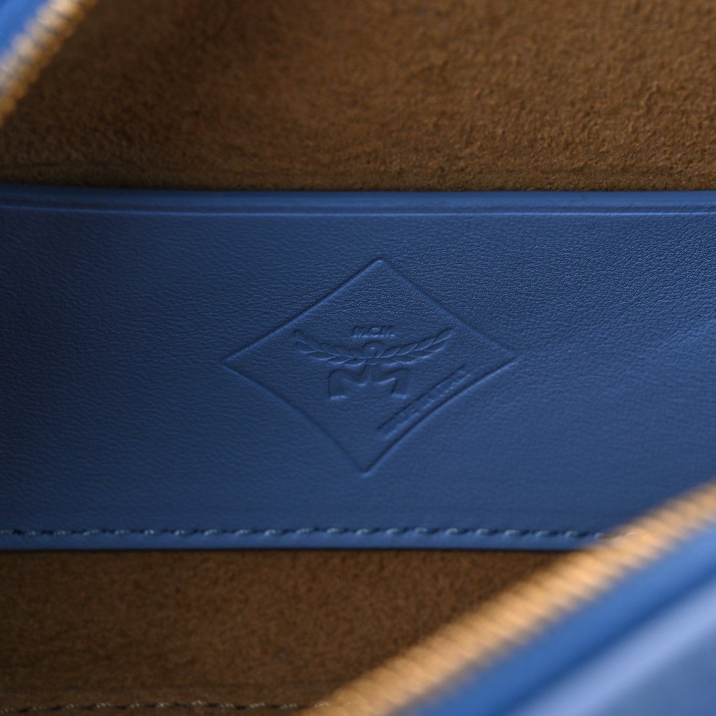 Nappa Maxi Monogram Mini Ella Boston Della Robbia Blue