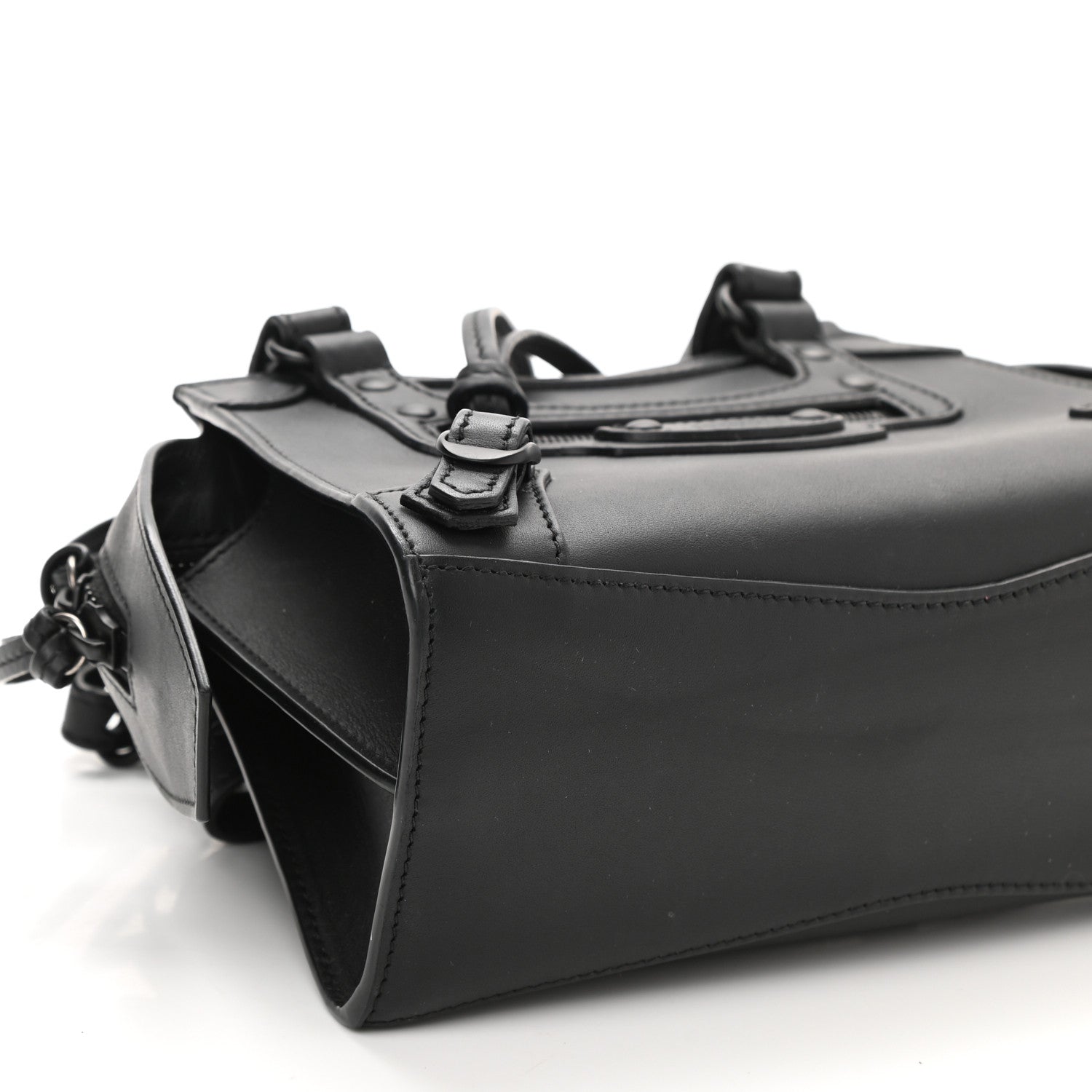 Balenciaga Smooth Calfskin Neo Classic Black Hardware Mini City Black 9 of 10