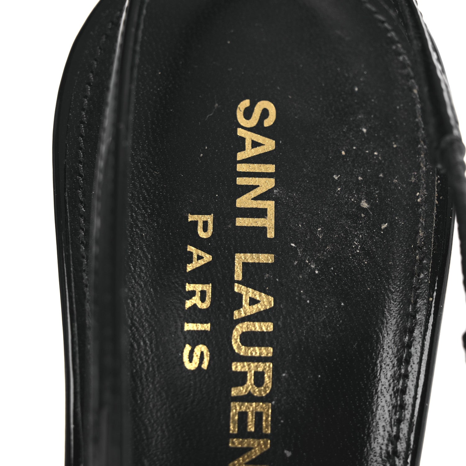 Saint Laurent Vernice Grupy Madame 115mm Slingback Pumps 38 Black