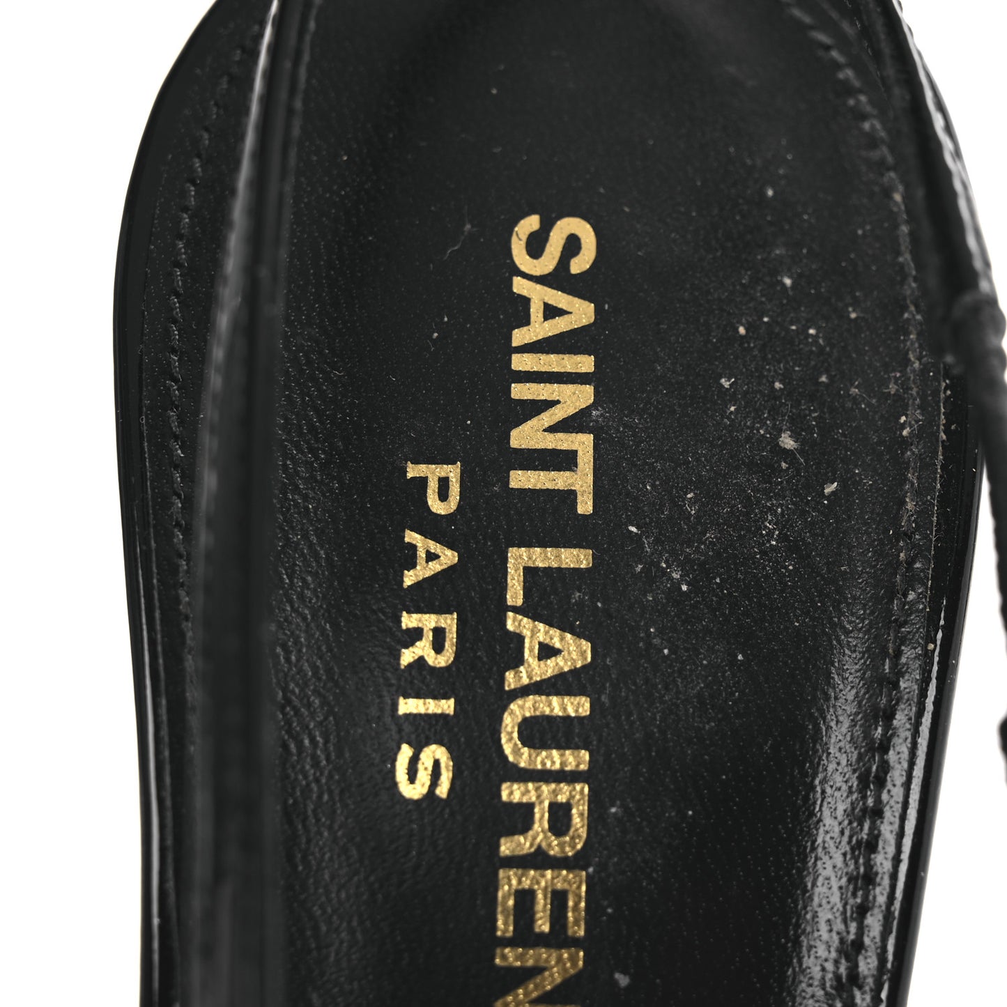 Vernice Grupy Madame 115mm Slingback Pumps 38 Black