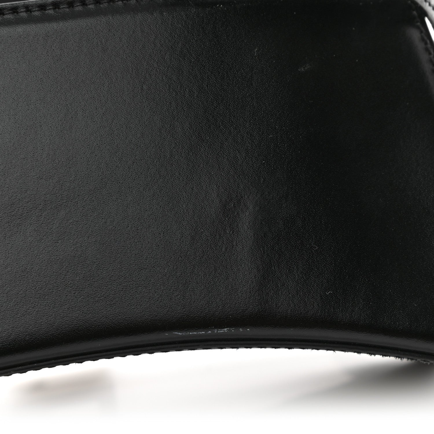 Balenciaga Shiny Box Calfskin Graffiti Logo Small Hourglass Top Handle Bag Black Pink 8 of 8