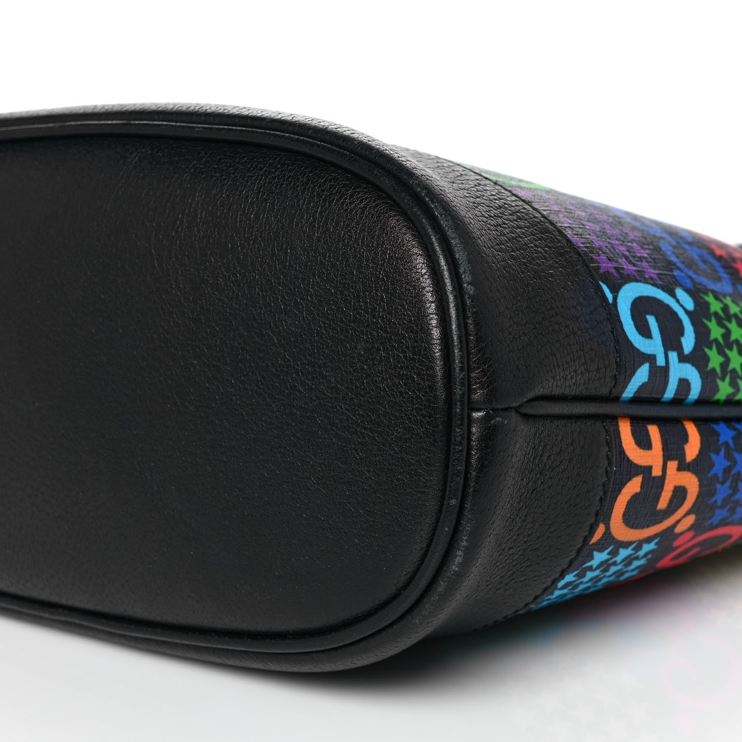 Gucci GG Supreme Monogram Psychedelic Bucket Bag Black 8 of 9