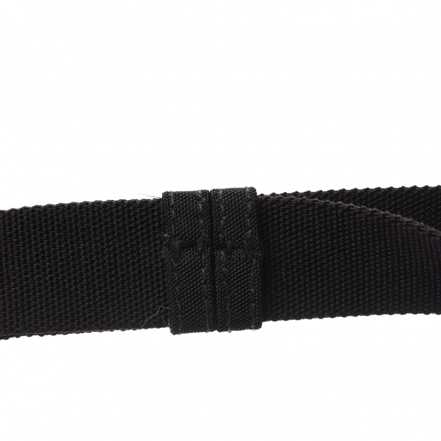 Balenciaga Twill Nylon Allover Logo Explorer Beltpack Black White 11 of 14