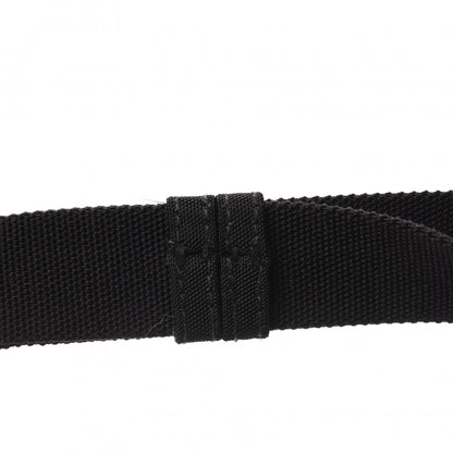 Balenciaga Twill Nylon Allover Logo Explorer Beltpack Black White 11 of 14