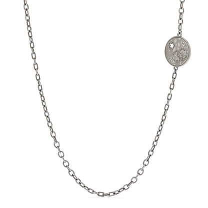 Chanel Ruthenium Crystal Star CC Long Necklace 4 of 7