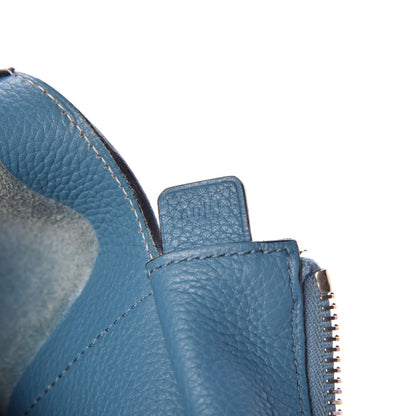 Hermes Taurillon Clemence Sac Good News PM Blue Jean 7 of 7