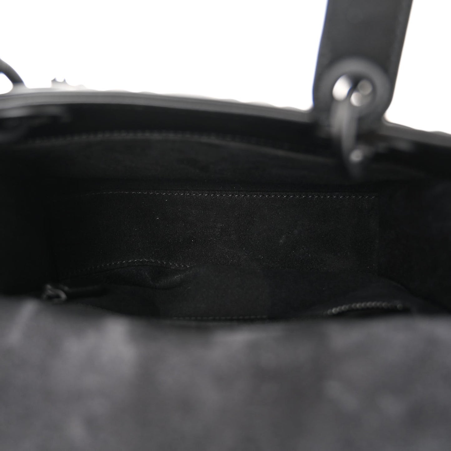 Calfskin Cannage Diamond Small My ABCDior Lady Dior Black