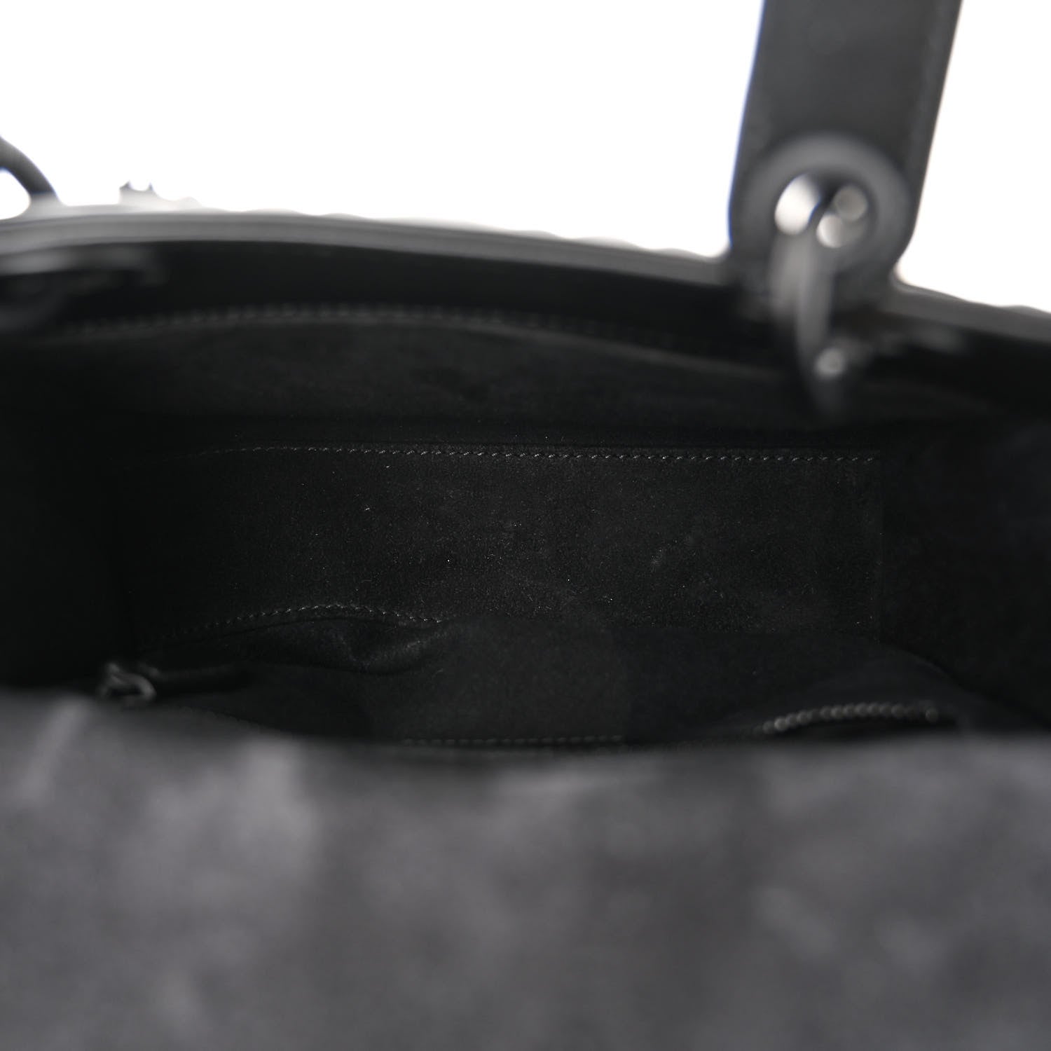 Christian Dior Calfskin Cannage Diamond Small My ABCDior Lady Dior Black 5 of 12