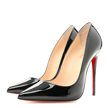 Christian Louboutin Patent So Kate 120 Pumps 37.5 Black 4 of 9