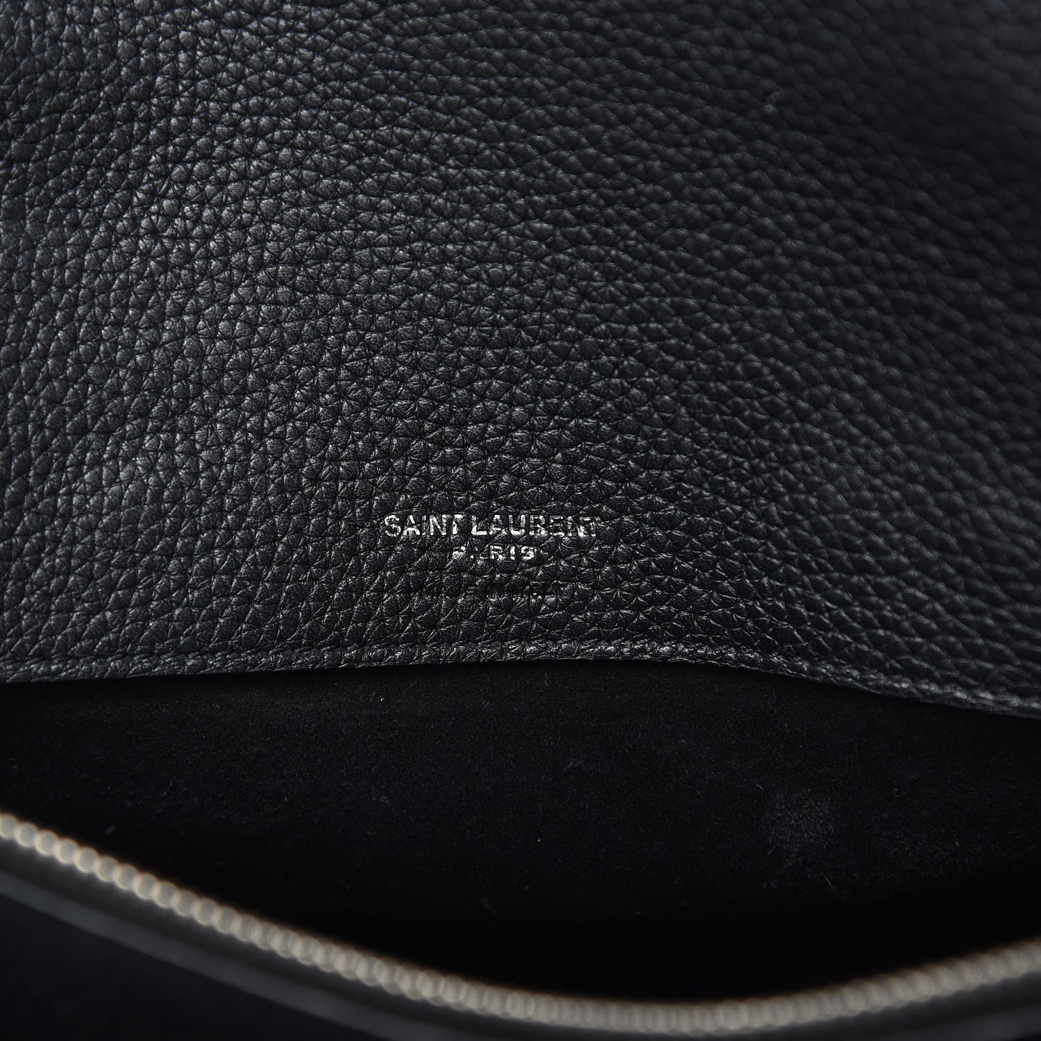Saint Laurent Grained Calfskin Small Supple Sac De Jour Black 6 of 16