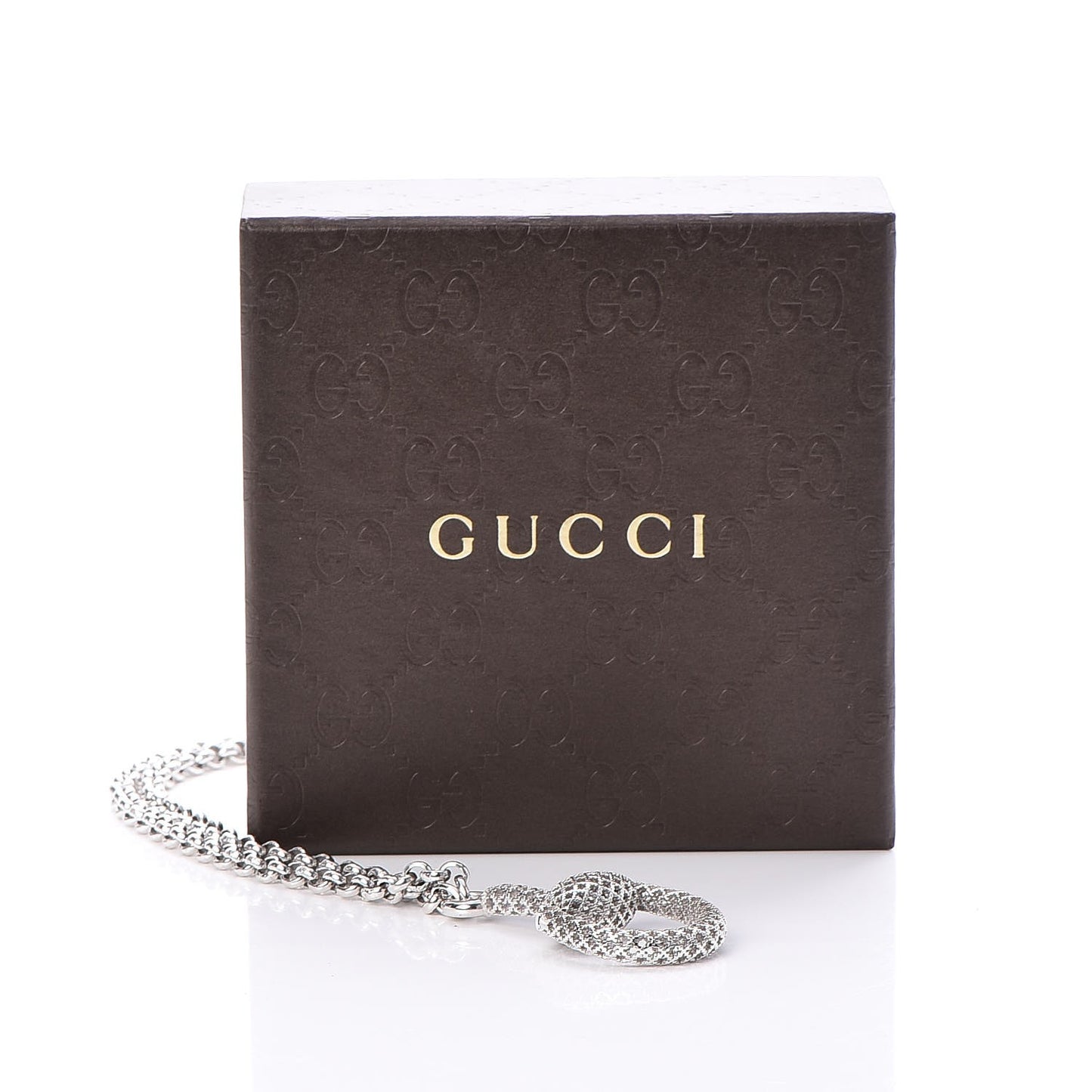 Sterling Silver Horsebit Diamantissima Necklace