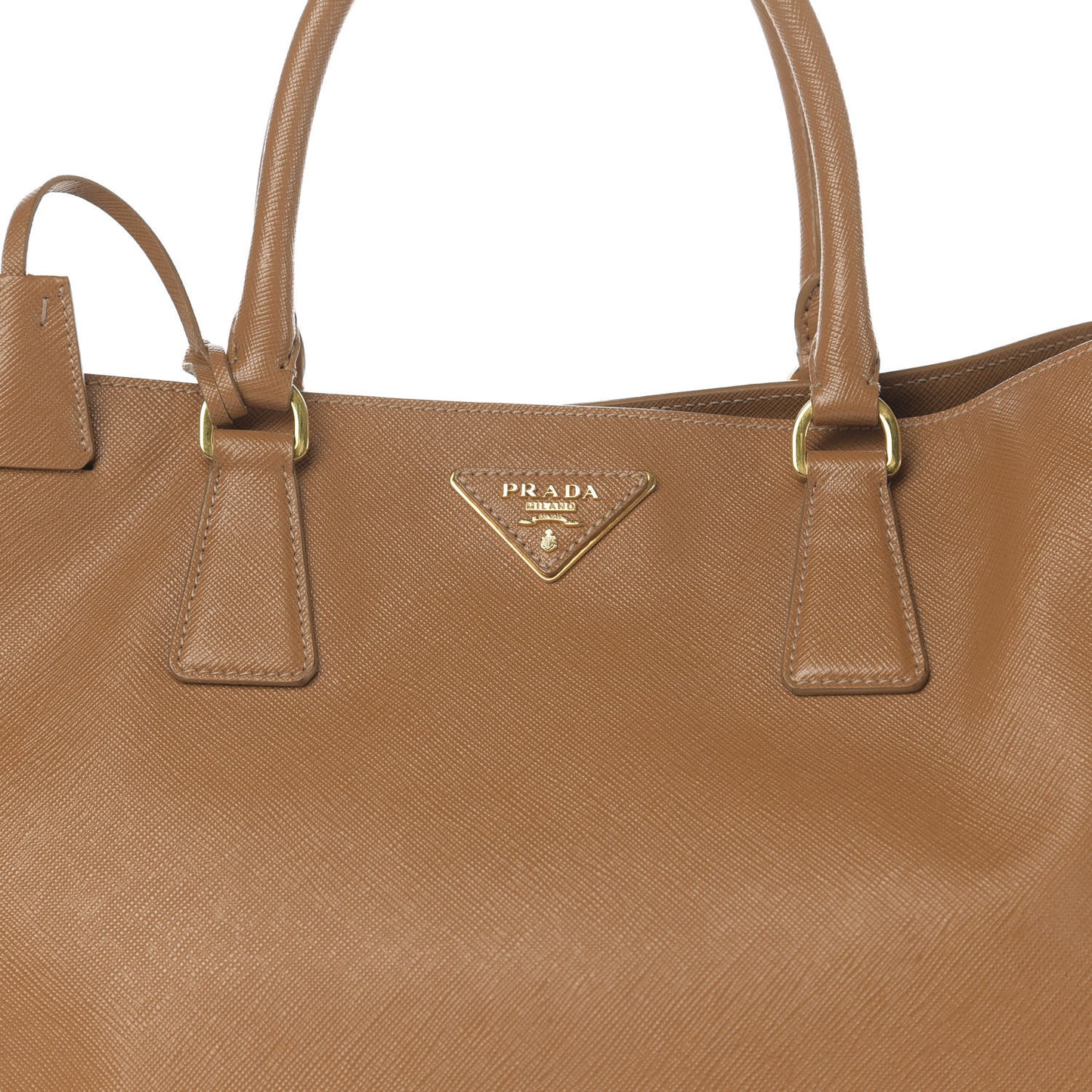 Saffiano Lux Large Tote Caramel