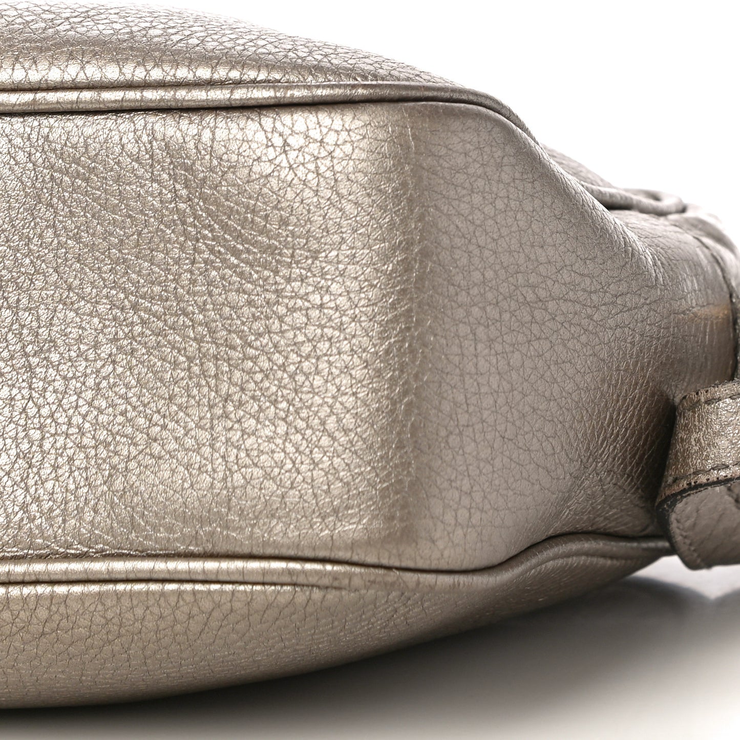 Metallic Cellarius Calfskin Small Soho Disco Bag Sasso