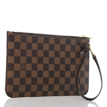 Louis Vuitton Damier Ebene Neverfull MM GM Pochette 3 of 8