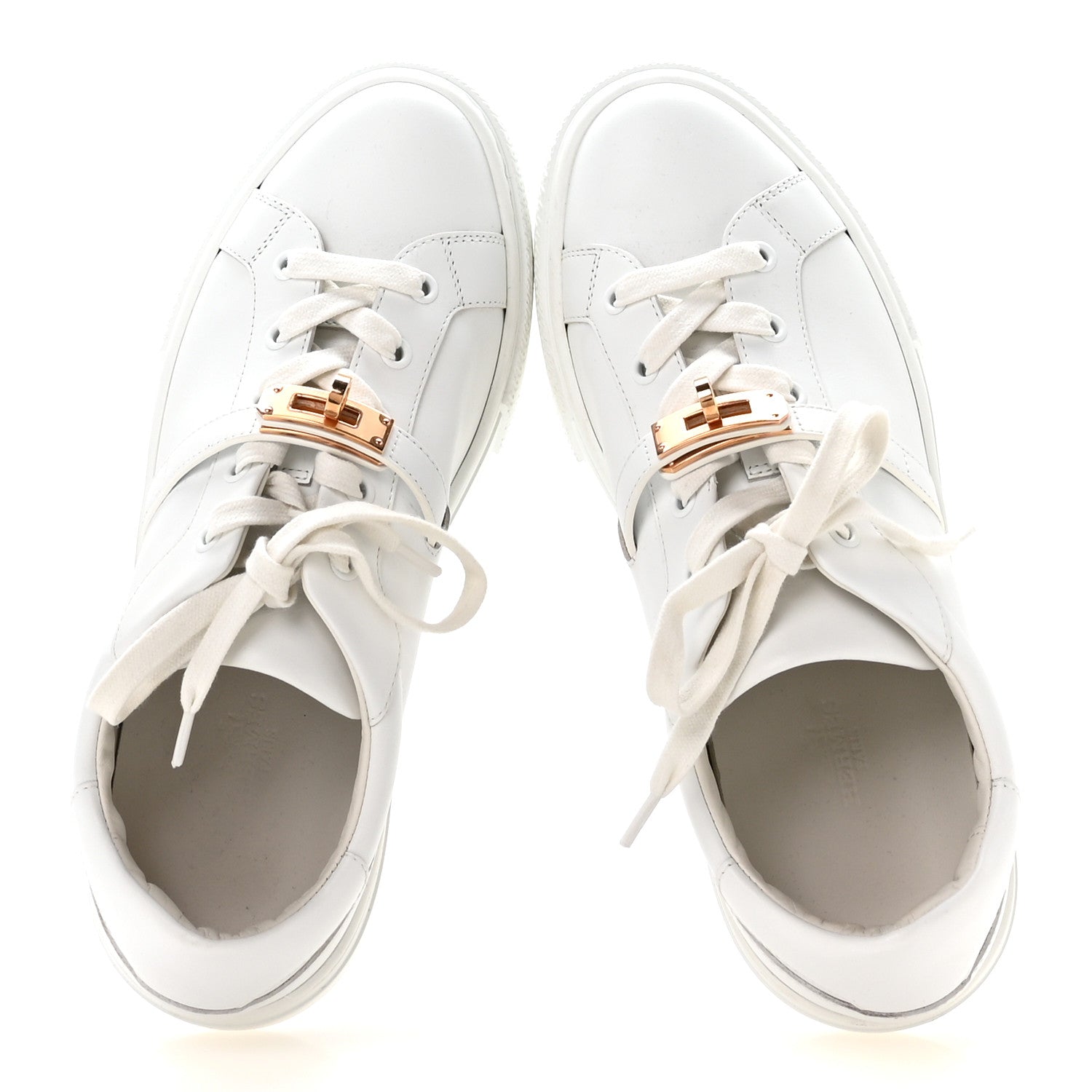 Hermes Calfskin Day Sneakers 39 White 2 of 8