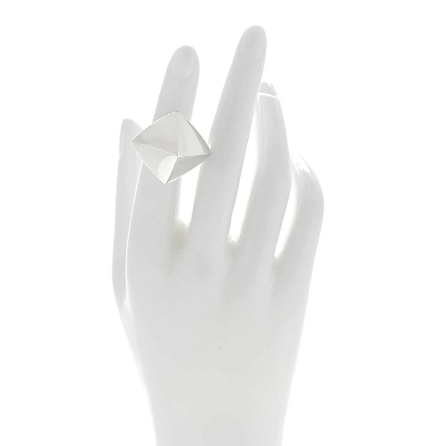Tiffany Sterling Silver Out of Retirement Pyramid Ring 47 4 2 of 5