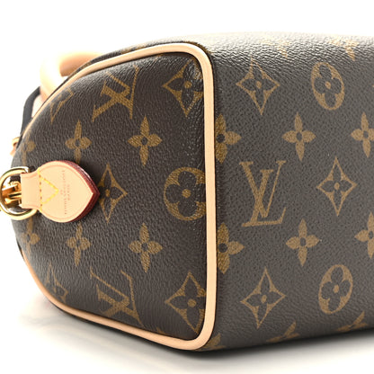 Louis Vuitton Monogram Speedy Bandouliere 20 Black 7 of 8