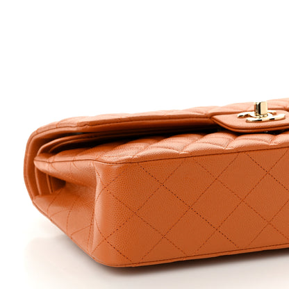 Chanel Caviar Quilted Medium Double Flap Light Brown 9 of 10
