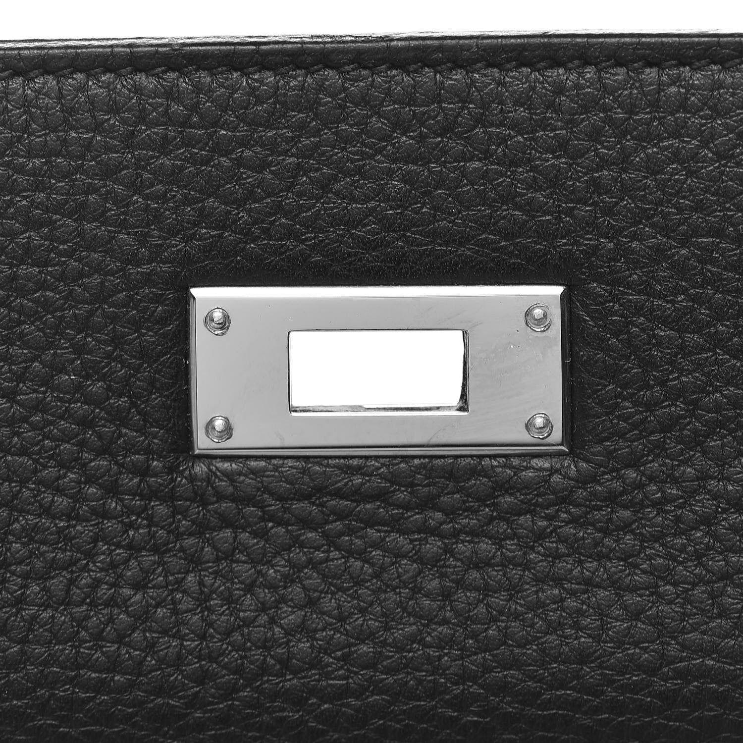 Hermes Taurillon Clemence Kelly Retourne 28 Black 20 of 45