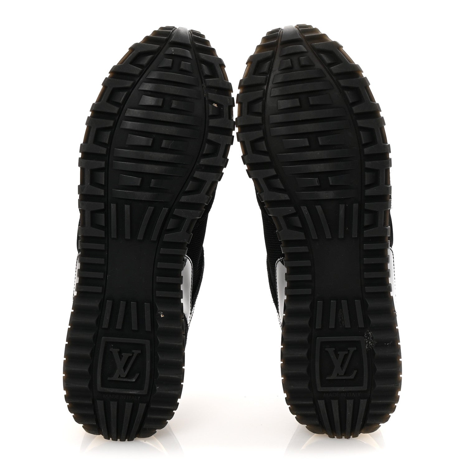 Louis Vuitton Suede Monogram Run Away Sneakers 39 Black 6 of 9