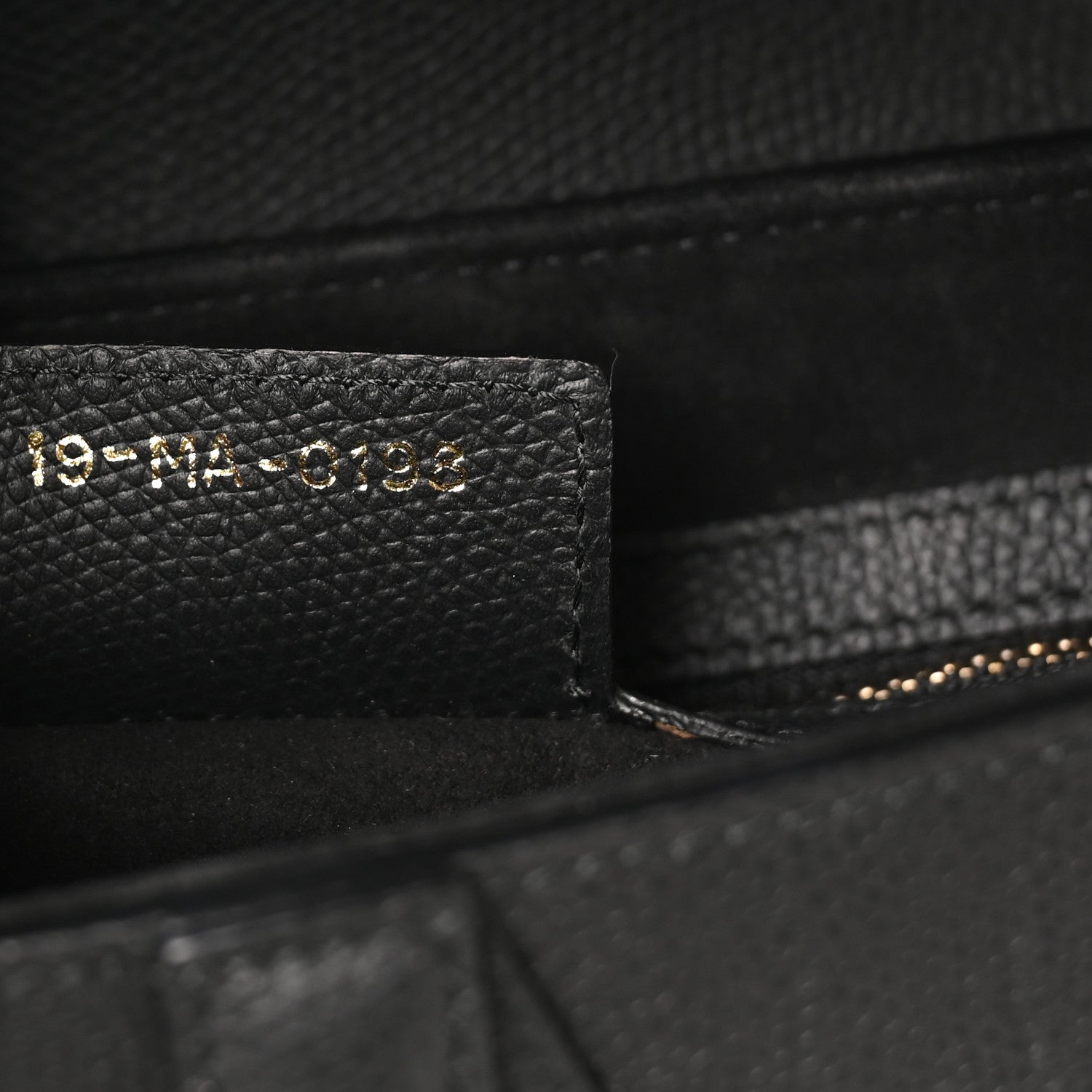 Christian Dior Grained Calfskin Saddle Bag Black 6 of 10