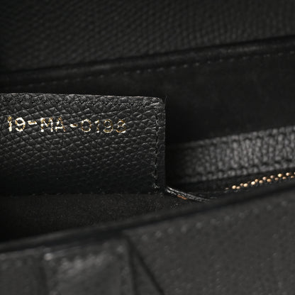 Christian Dior Grained Calfskin Saddle Bag Black 6 of 10