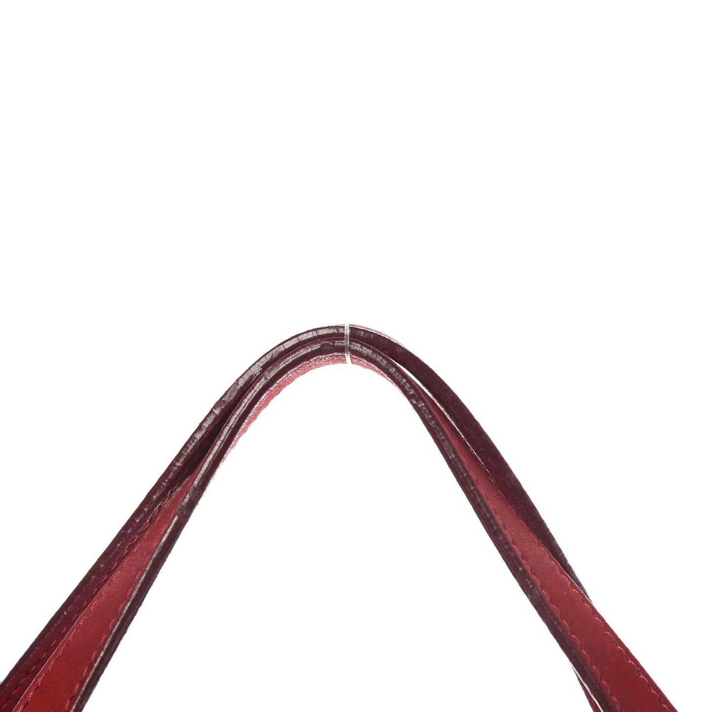 Iridescent Calfskin Quilted Small Sea Hit Tote Red