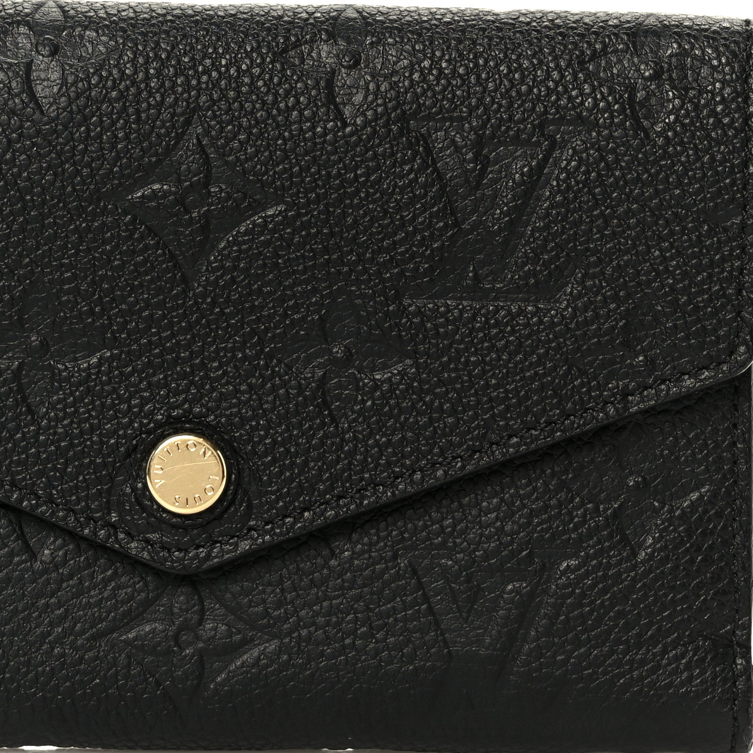 Louis Vuitton Empreinte Compact Curieuse Wallet Black 9 of 9