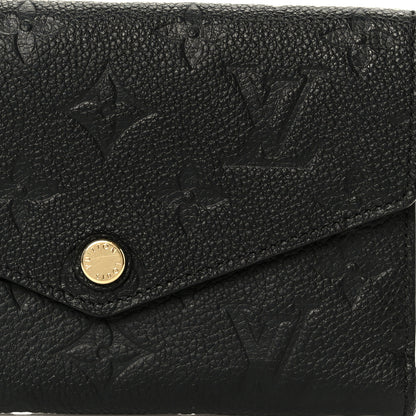 Louis Vuitton Empreinte Compact Curieuse Wallet Black 9 of 9