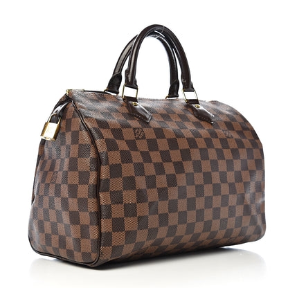 Louis Vuitton Damier Ebene Speedy 30 2 of 15