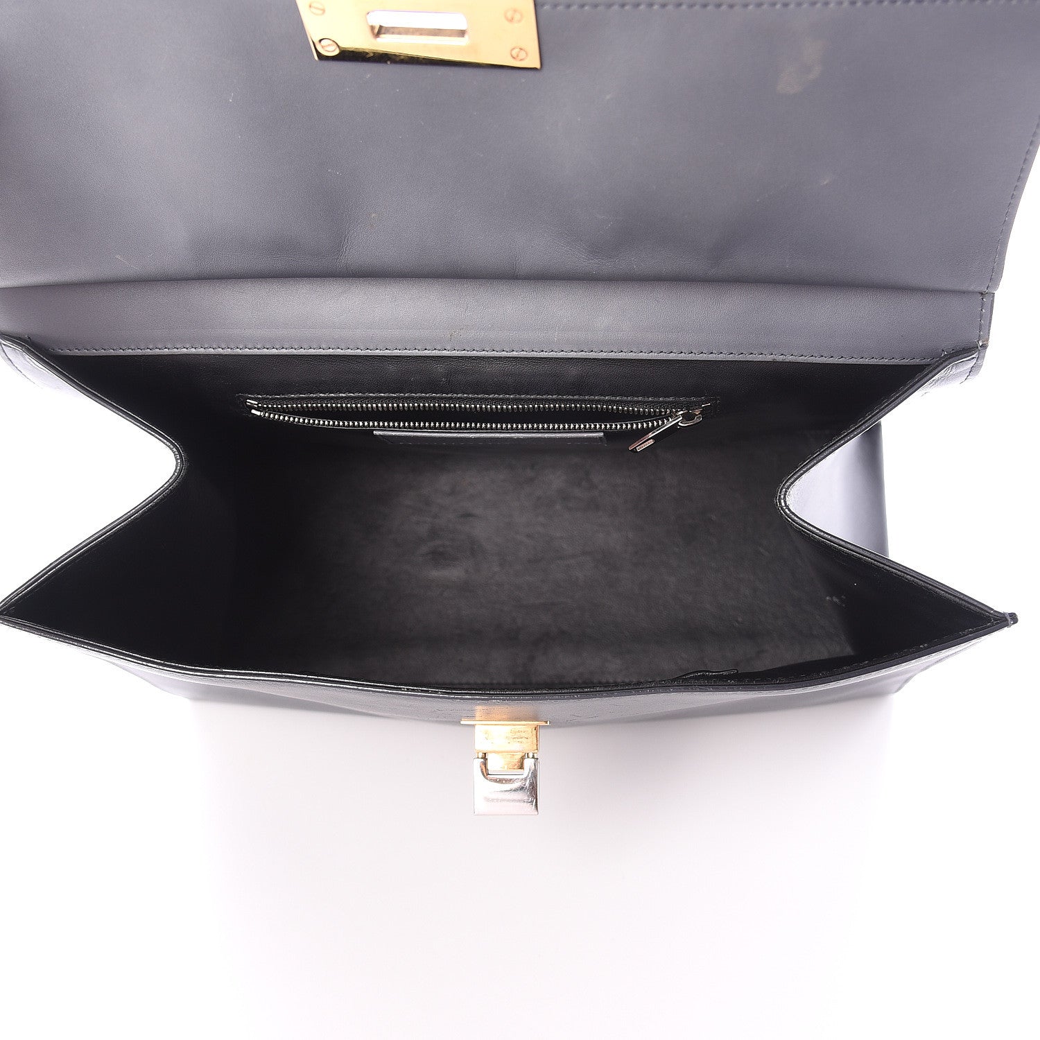 Balenciaga Veau Le Dix M Cartable Shoulder Bag Gris Ardoise 4 of 8