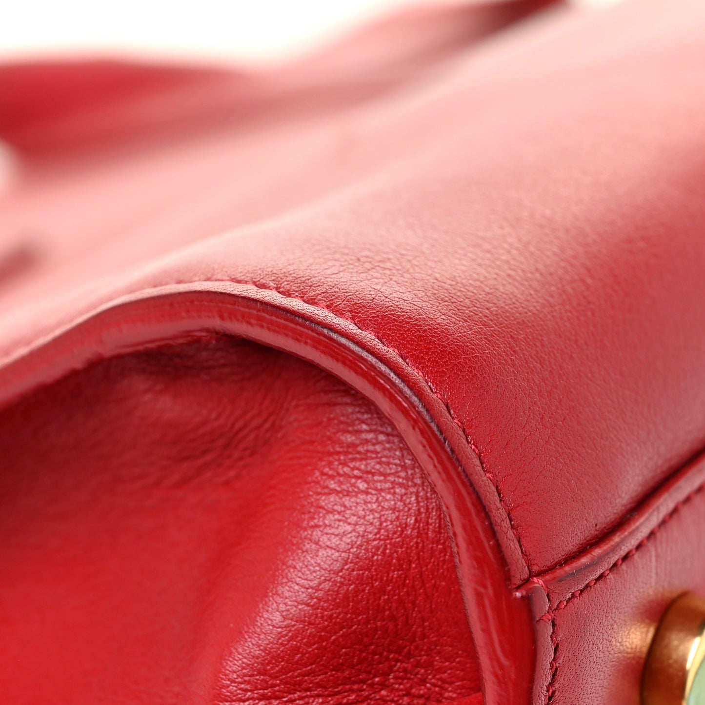 Calfskin Small Sac De Jour Lipstick Red