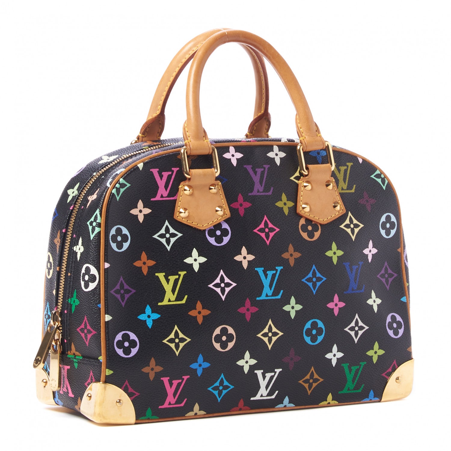 Louis Vuitton Monogram Multicolor Trouville Black 3 of 8
