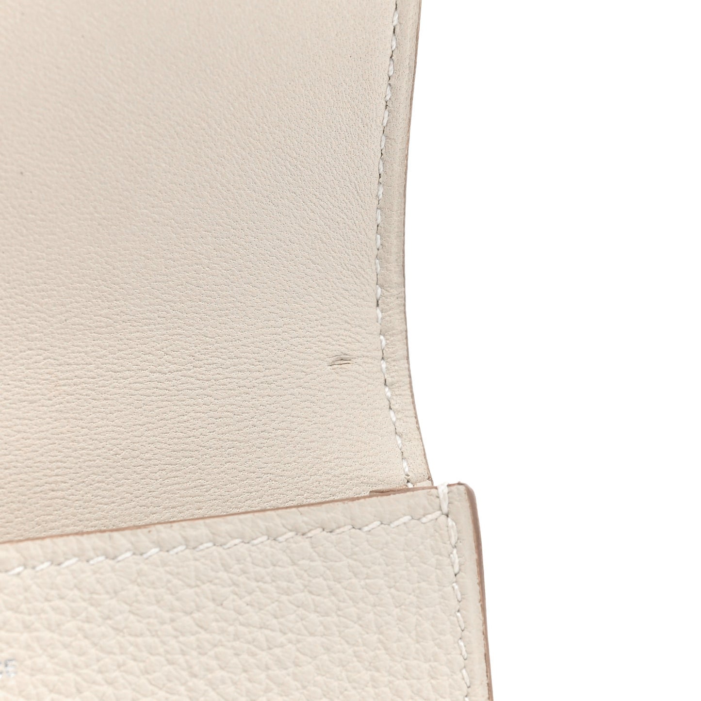 Togo Dogon Card Case Gris Perle