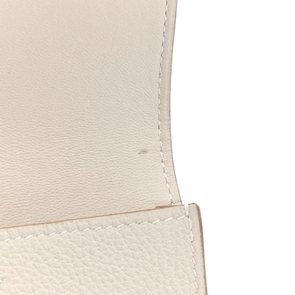 Hermes Togo Dogon Card Case Gris Perle 10 of 11