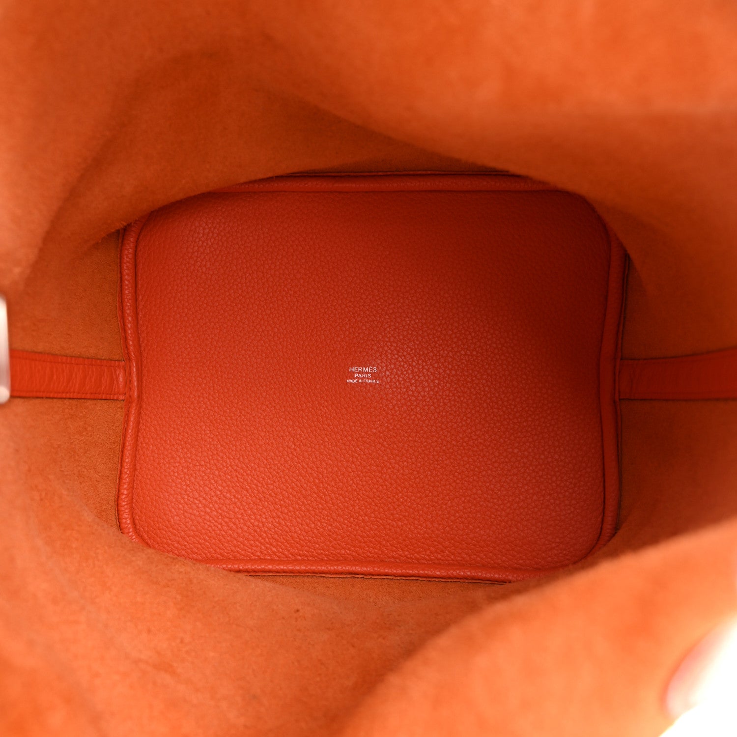 Hermes Taurillon Clemence Picotin Lock 26 GM Orange 5 of 10